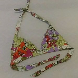 Patagonia Floral Halter Triangle Bikini Top